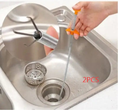 60CM Sewer Dredger Spring Pipe Dredging Tool Household Hair Cleaner Drain Clog Remover Cleaning Tools