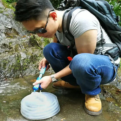 Portable Outdoor Water Purifier – Compact & Lightweight Camping & Hiking Water